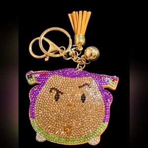 Sparkling Buzz Lightyear Character Keychain with Tassel